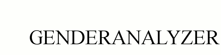 GenderAnalyzer.com logotype